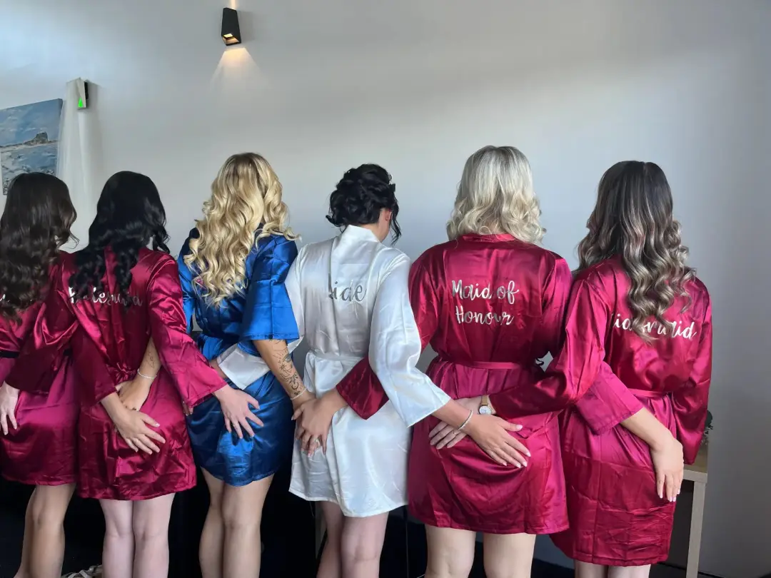 Bridal hair and makeup styling by Amanda Frost of Bellus for a real bride