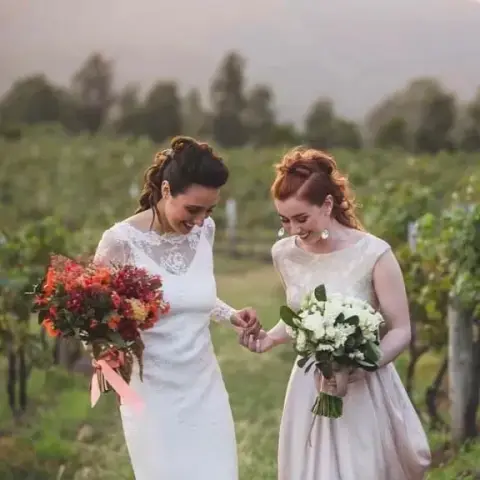 Wedding day hair and makeup by Amanda Frost of Bellus for a real bride