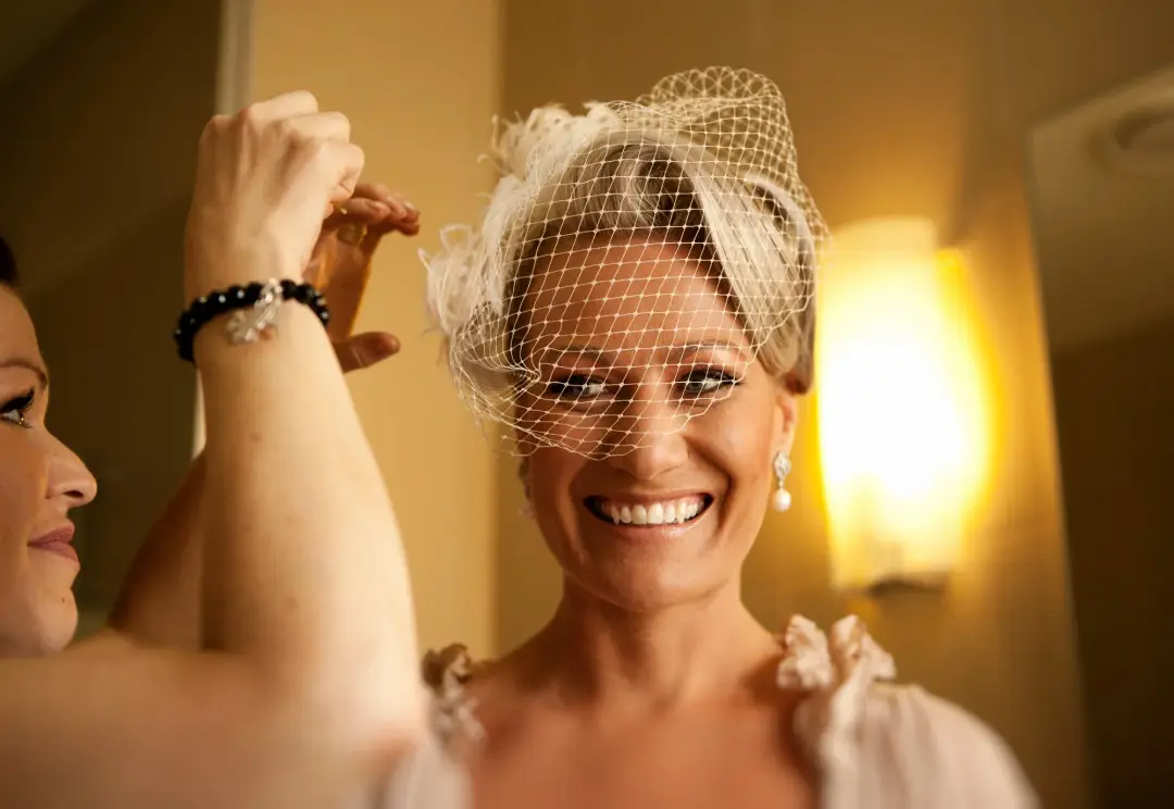 Wedding day hair and makeup by Amanda Frost of Bellus on location