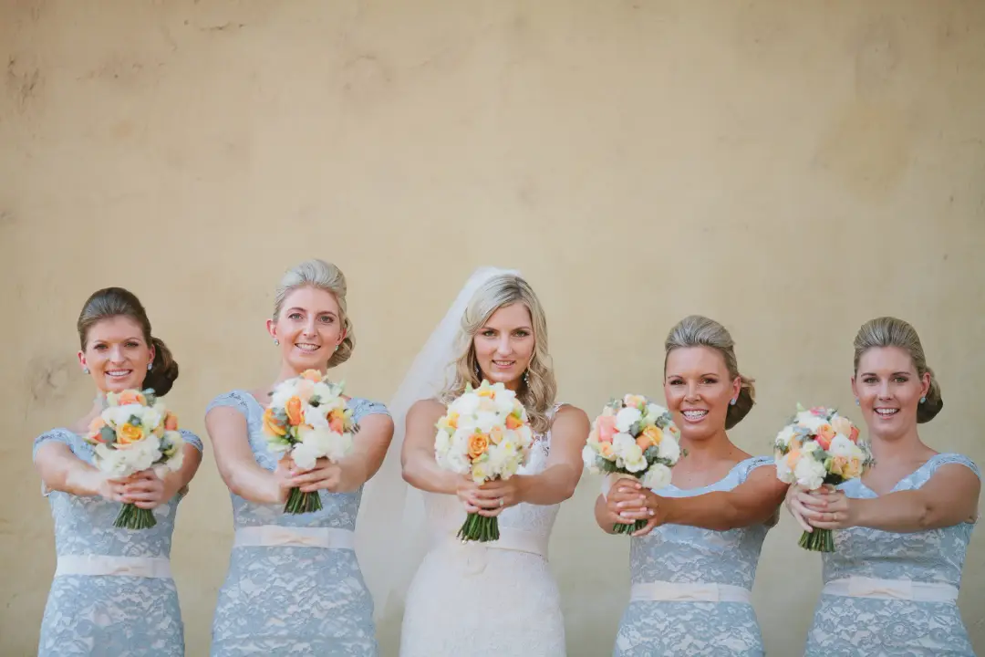 Wedding hair and makeup by Bellus on location