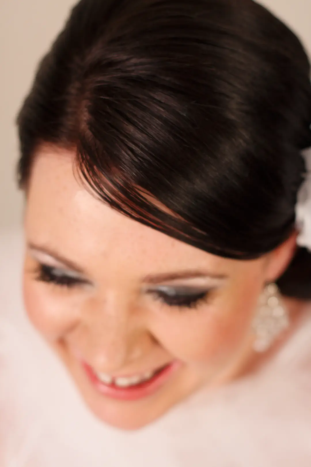 Wedding day hair and makeup by Bellus on location
