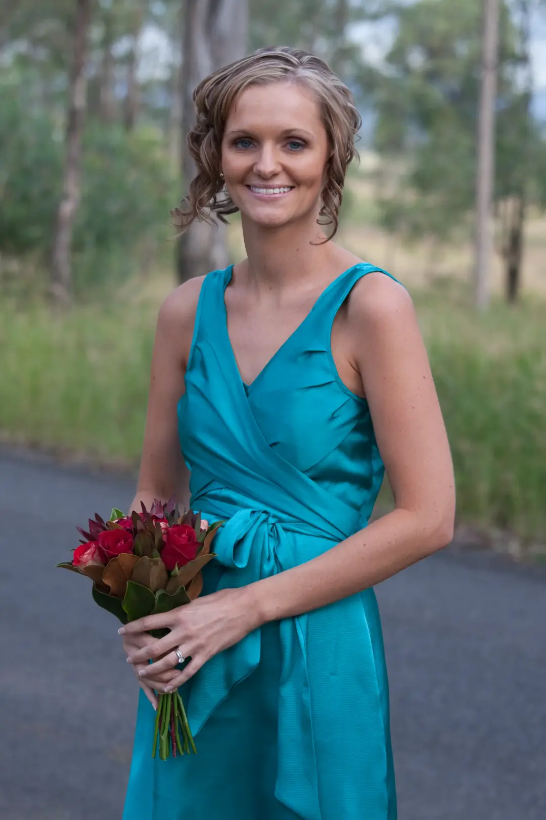 Wedding day hair and makeup by Amanda Frost