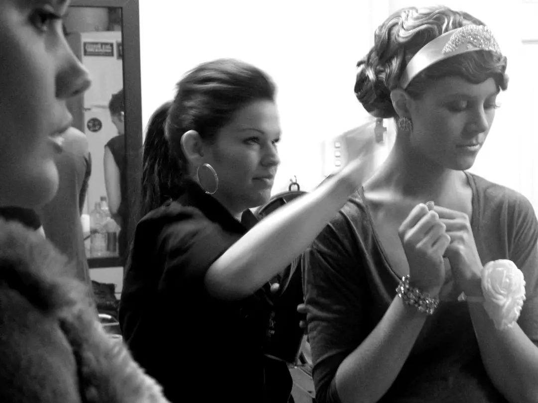 Wedding day hair and makeup by Amanda Frost for a real bride