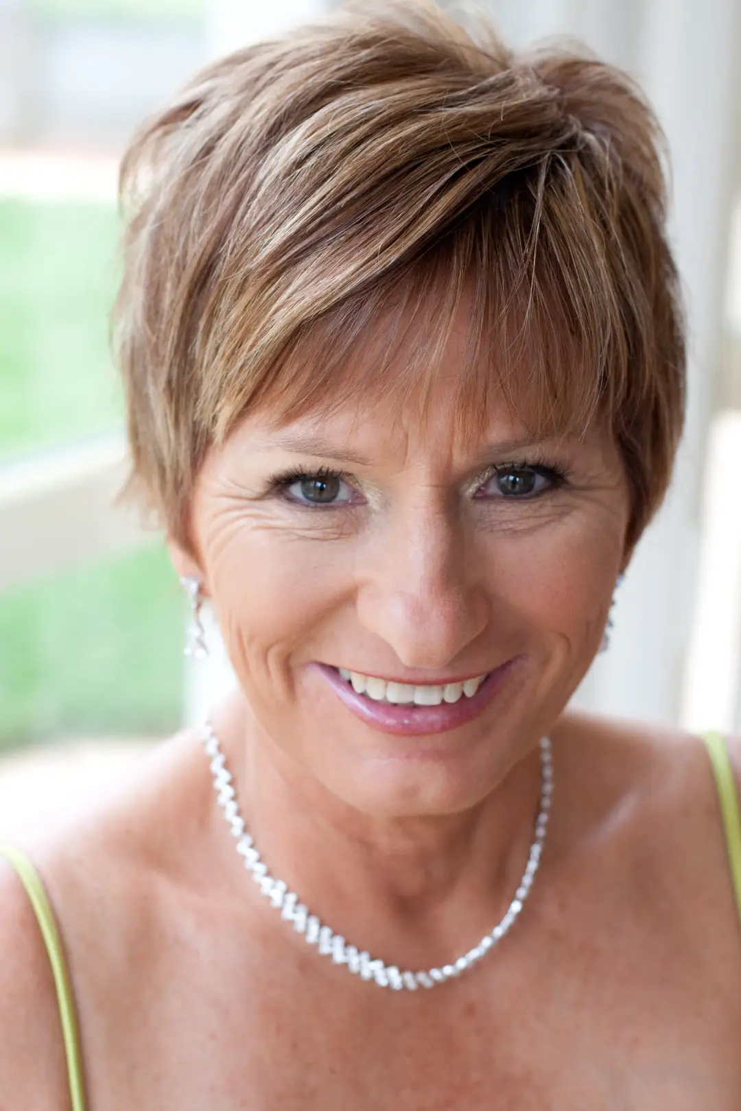Hair and makeup for the bride by Amanda Frost on the wedding morning