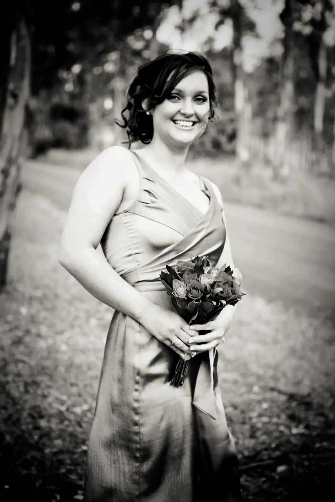Wedding morning hair and makeup by Amanda Frost of Bellus on location