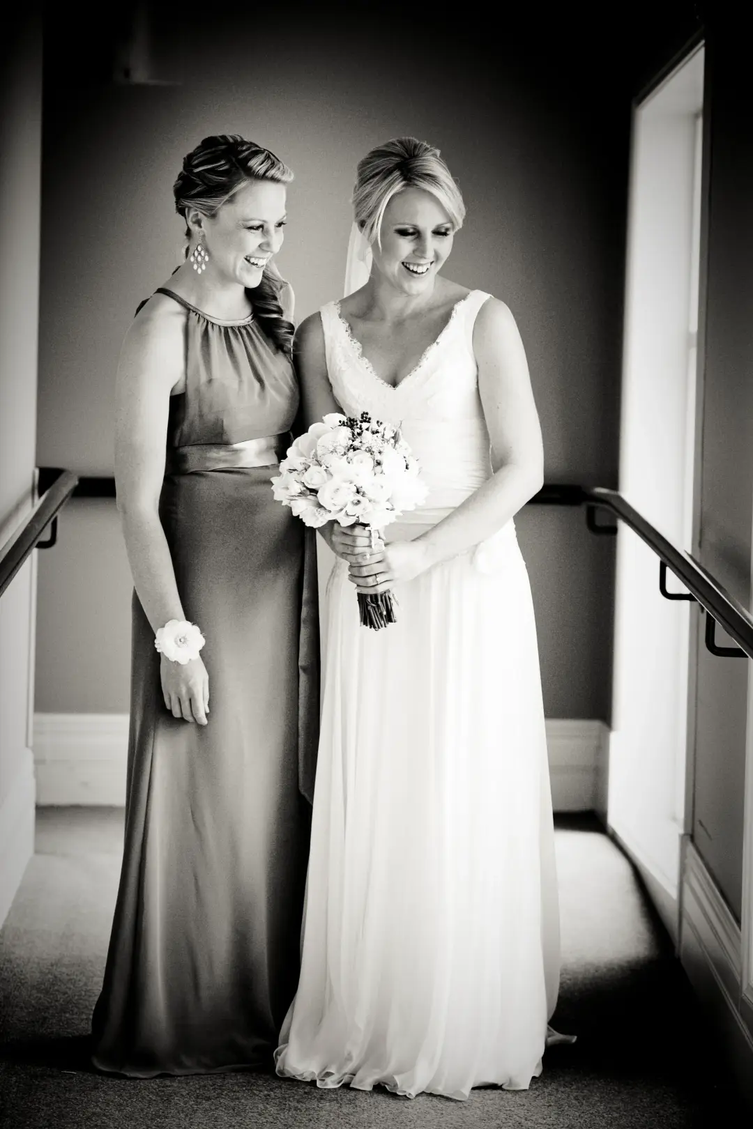 Bridal hair and makeup styling by Bellus on location