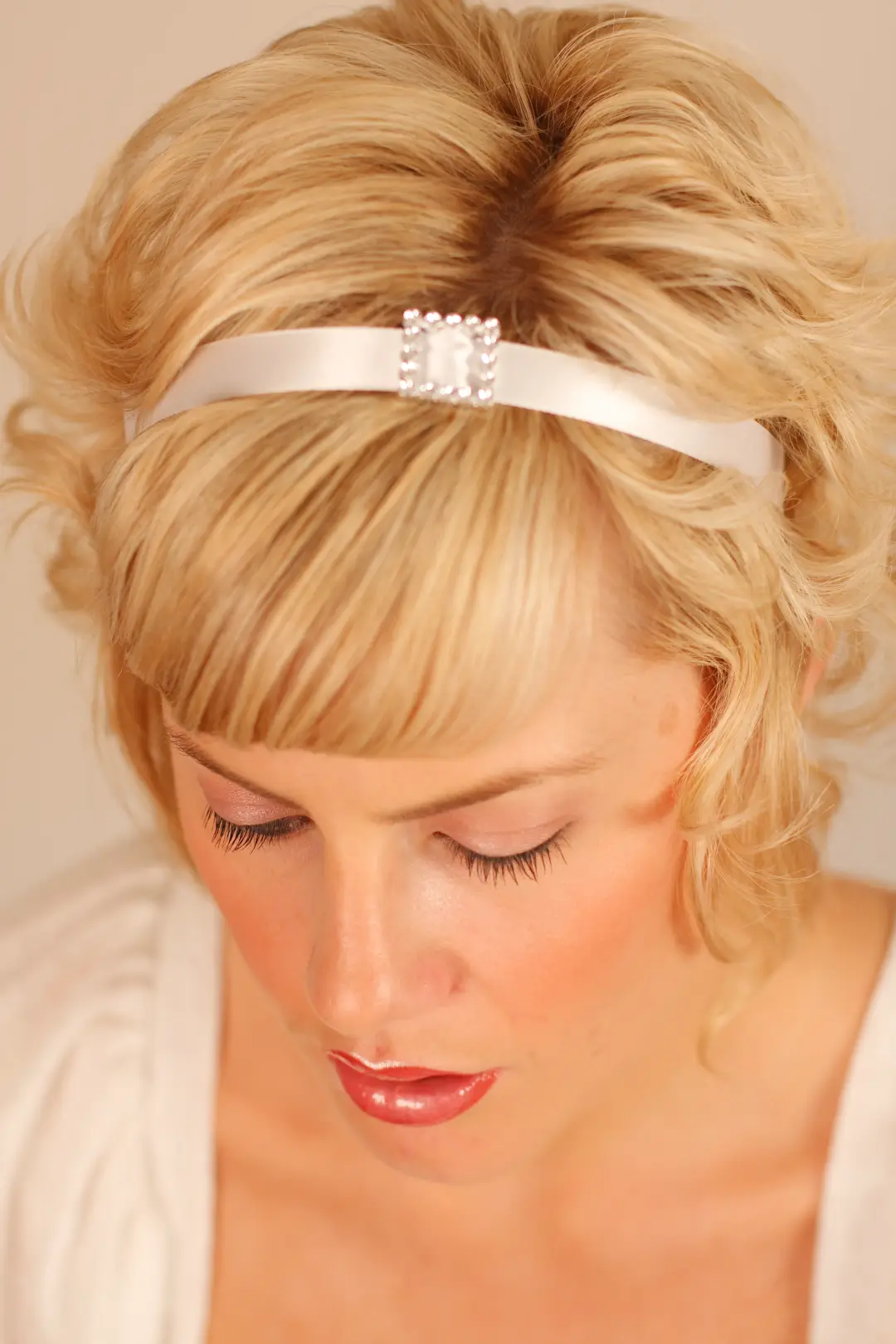 Bridal hair and makeup by Amanda Frost photographed on the day