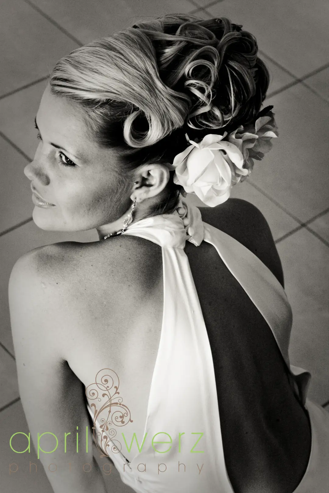 Bridal beauty by Amanda Frost photographed on the day