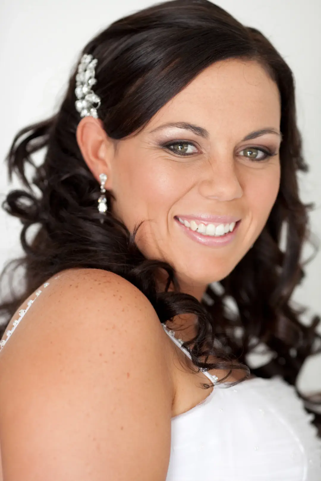 Wedding day hair and makeup by Amanda Frost in Newcastle on location