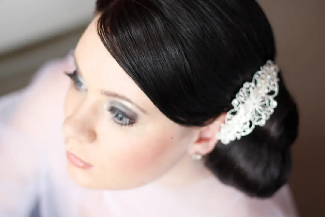 Formal hair and makeup race day polish
