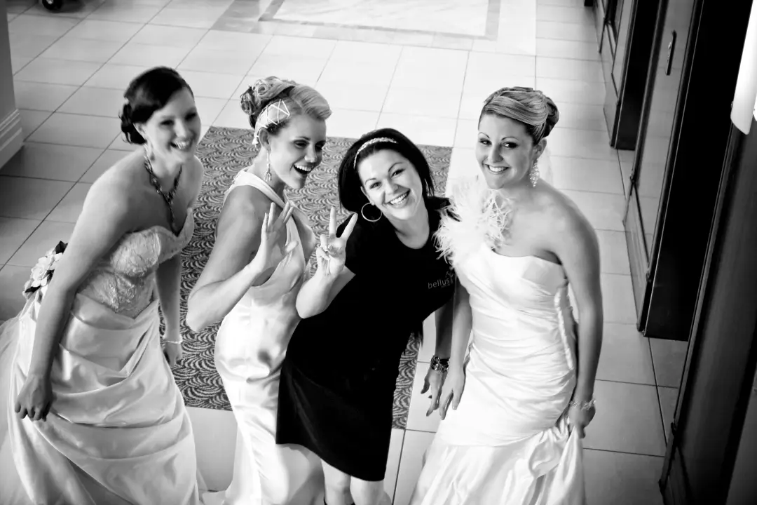 Bridal hair and makeup styling by Amanda Frost on the wedding day
