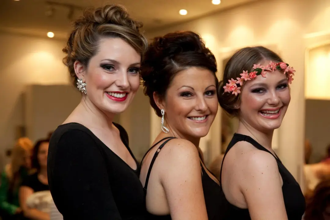 Bridal hair and makeup by Amanda Frost of Bellus on location