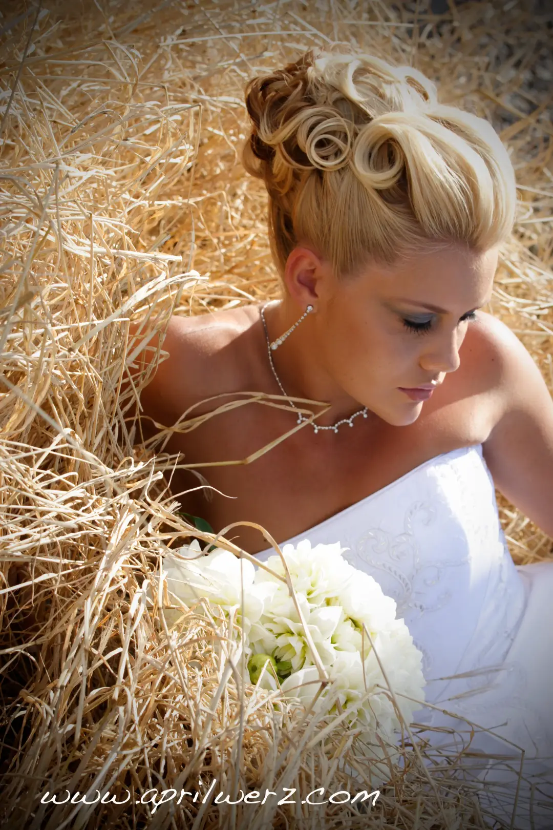 Bridal hair and makeup artistry by Bellus at a real wedding