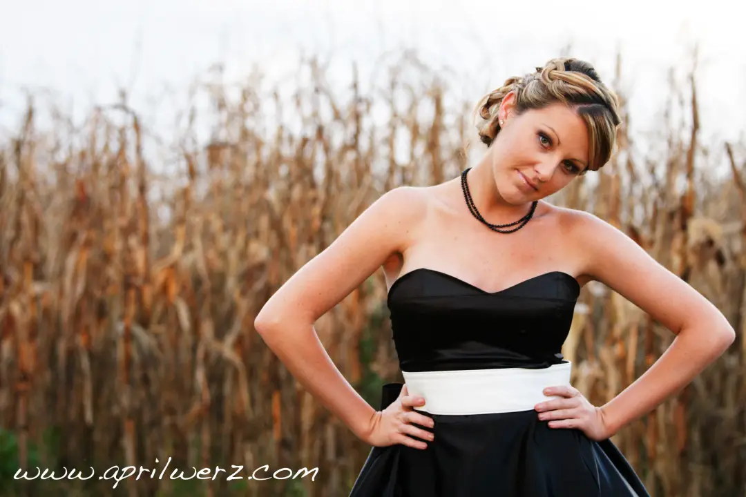 The finished wedding hair and makeup by Bellus on location