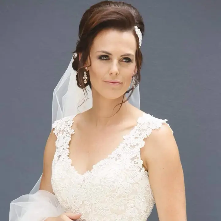 Bridal beauty by Bellus on the wedding day