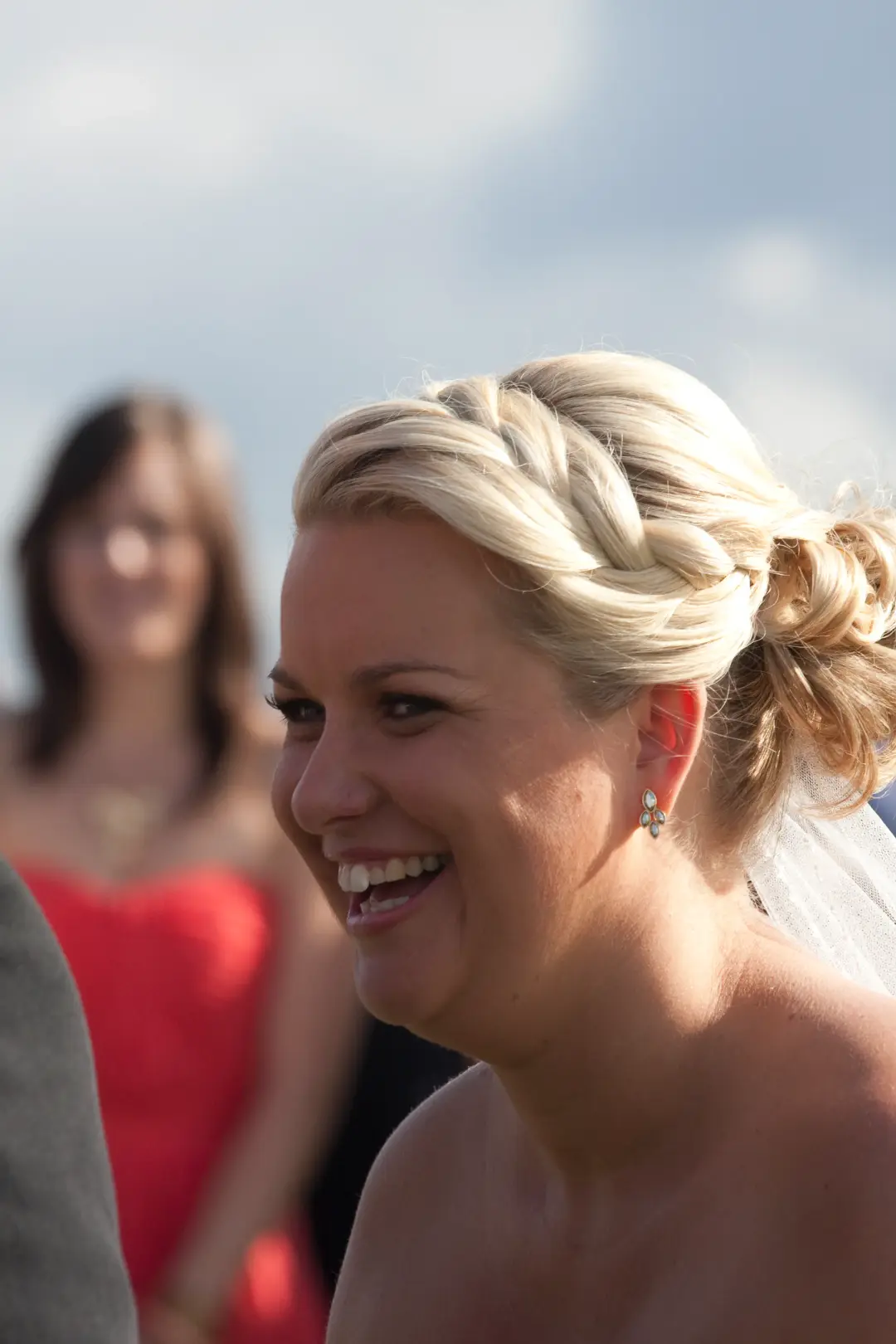 Wedding day hair and makeup by Amanda Frost for a real bride