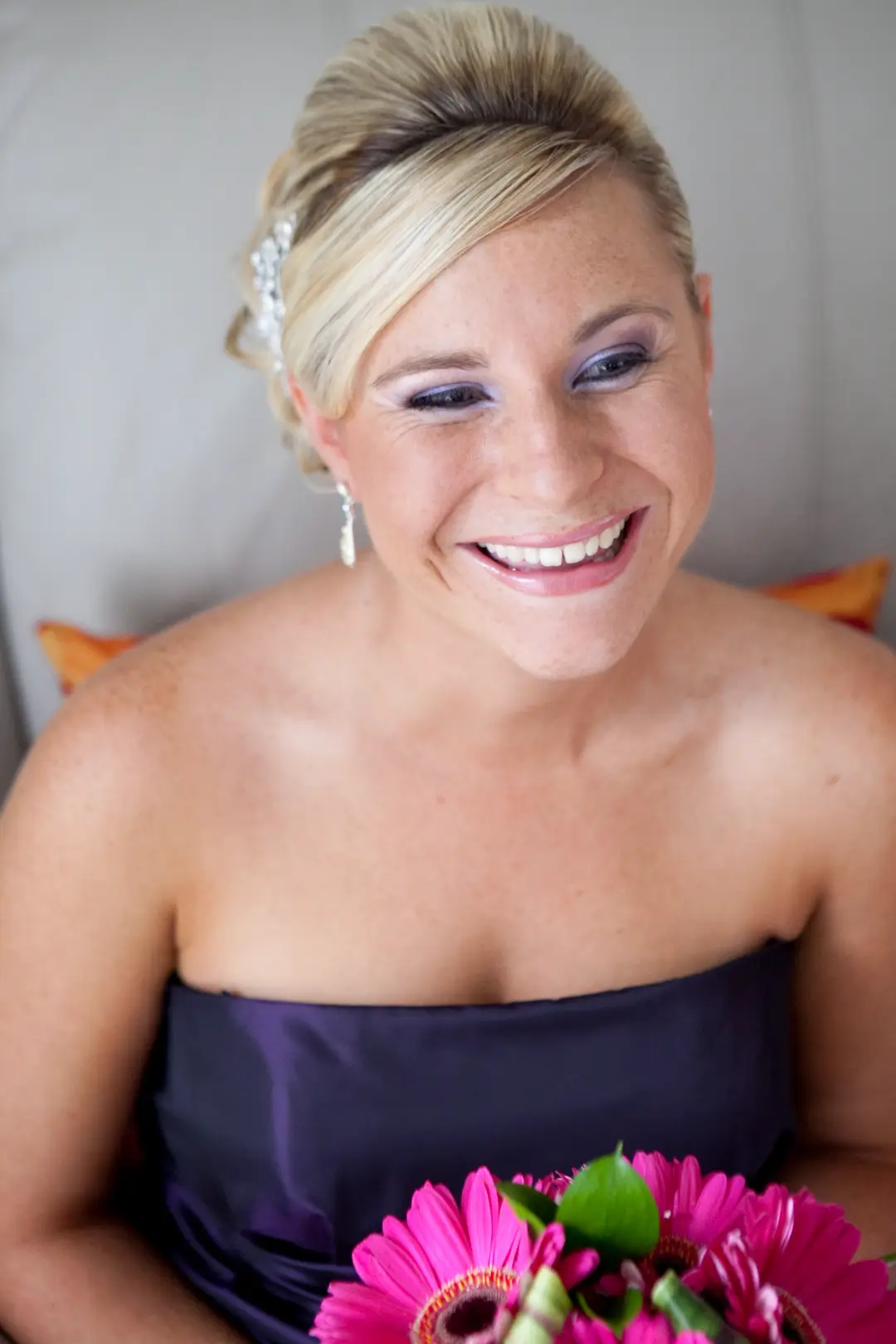 Bridal beauty by Bellus on location