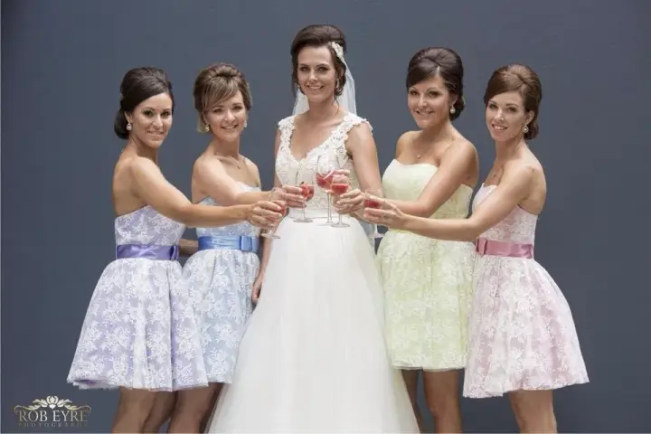 Wedding day hair and makeup by Amanda Frost in Newcastle on location